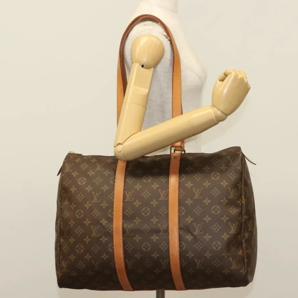 Louis Vuitton Brown Monogram Duffle Shoulder tote Bag